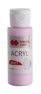 Opakowanie Farba akrylowa Matt róż jasny 60ml HAPPY COLOR