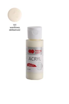 Opakowanie Farba akrylowa Matt wanilia 60ml HAPPY COLOR