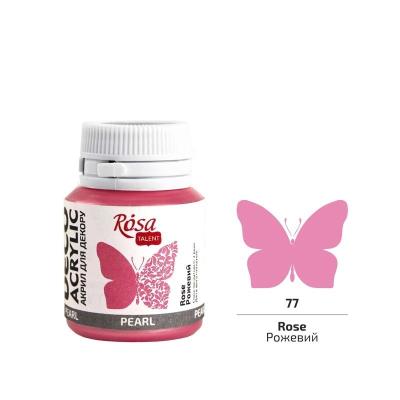Opakowanie Farba akrylowa perłowa rose 77 20ml