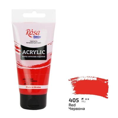 Opakowanie Farba akrylowa red 405 75ml