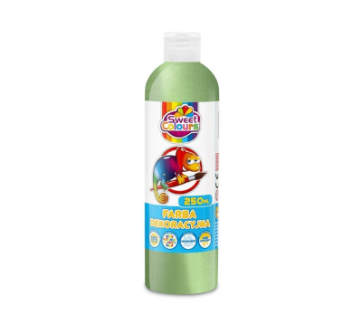 Opakowanie Farba dekoracyjna metaliczna zielona 250ml