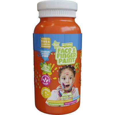 Farba dla malowania palcami pomarańczowa 250ml. Wydawca: Boti. SmakLiter.pl Opakowanie Farba dla malowania palcami pomarańczowa 250ml
