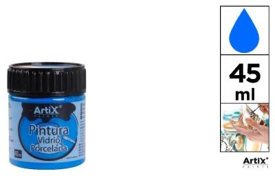 Opakowanie Farba do szkła i ceramiki 45ml niebieska (6szt)