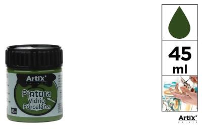 Opakowanie Farba do szkła i ceramiki 45ml zielona (6szt)
