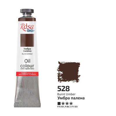 Opakowanie Farba olejna burnt umber 528 45ml