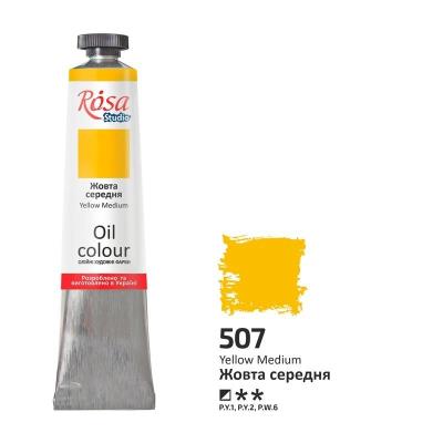 Opakowanie Farba olejna yellow medium 507 45ml