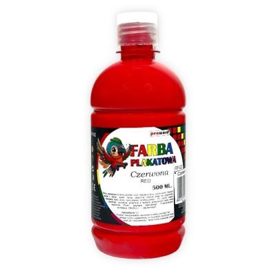 Opakowanie Farba plakatowa 500ml czerwona