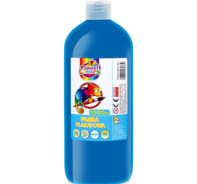Opakowanie Farba plakatowa ciemno niebieska 1000ml