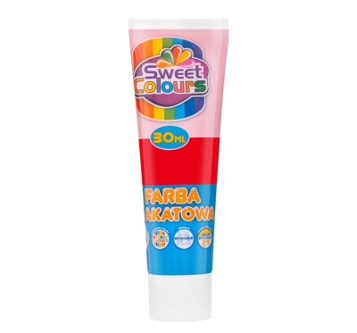Opakowanie Farba plakatowa w tubie czerwona 30ml