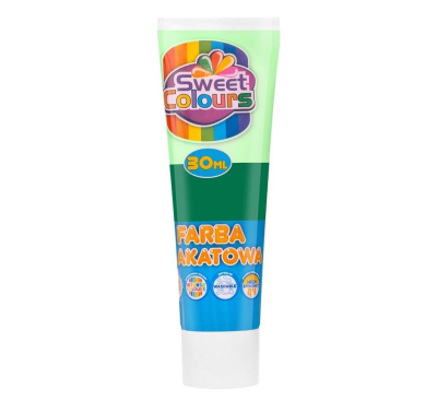 Opakowanie Farba plakatowa w tubie zielona trawiasta 30ml