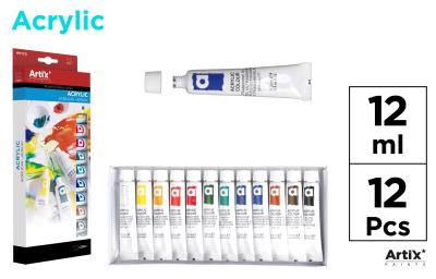 Opakowanie Farba tempera 12ml 12 kolorów