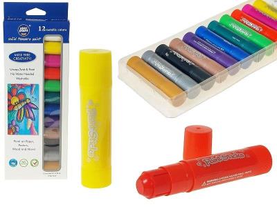 Opakowanie Farba w sztyfcie 12 kolorów