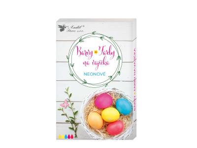 Opakowanie Farby do jajek żelowe neonowe 5szt.