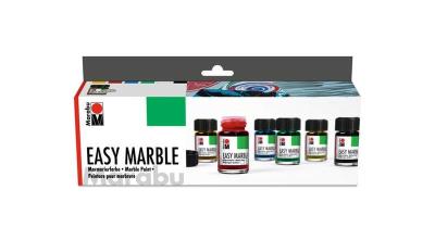 Opakowanie Farby do marmurkowania Easy Marble 15ml 6 kolorów