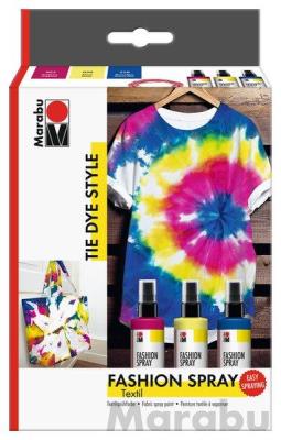 Opakowanie Farby do tkanin w spreju Tie Dye 4el