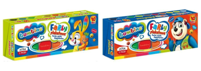 Opakowanie Farby plakatowe 20ml 10 kolorów BAMBINO