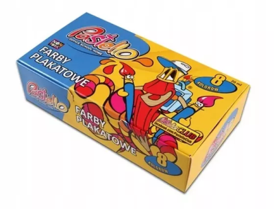 Opakowanie Farby plakatowe 20ml 8 kolorów