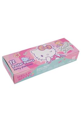 Opakowanie Farby plakatowe Hello Kitty pink 20ml x 12 kolorów