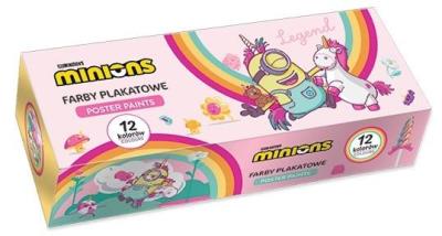 Opakowanie Farby plakatowe Minionki 20ml 12 kolorów