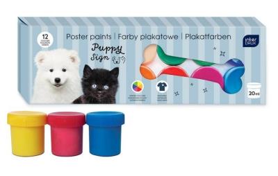 Opakowanie Farby plakatowe Puppy Sign 20ml 12 kolorów