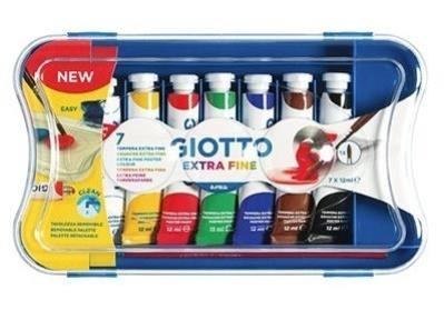 Opakowanie Farby plakatowe w tubkach 7 kolorów GIOTTO