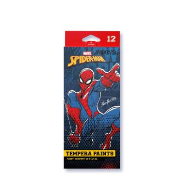 Opakowanie Farby tempera w tubie Disney Spider-Man12ml 12 kolorów