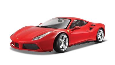 Opakowanie Ferrari 488 GTB Czerwony 1:24 BBURAGO