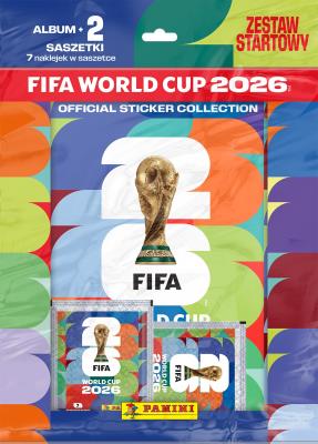 Opakowanie Fifa World Cup 2026 zestaw startowy z naklejkami