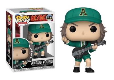 Opakowanie Figurka AC/DC Angus Young Green 411 Funko Pop
