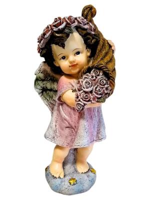 Opakowanie Figurka Anioł kwiaty 17cm