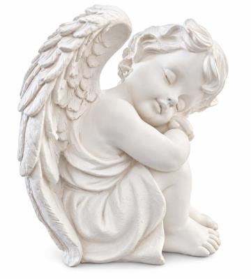 Opakowanie Figurka Aniołek Śpiący biały 22cm