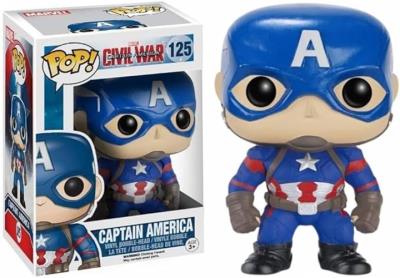 Opakowanie Figurka Civil War Captain America 125 Funko Pop