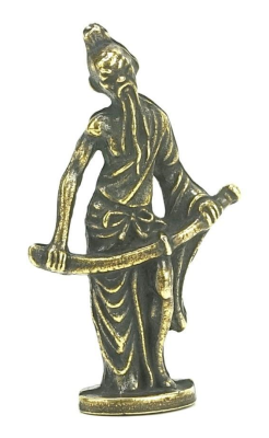 Figurka metalowa Mistrz Katana 3,5cm. Wydawca: ABINO. SmakLiter.pl Opakowanie Figurka metalowa Mistrz Katana 3,5cm