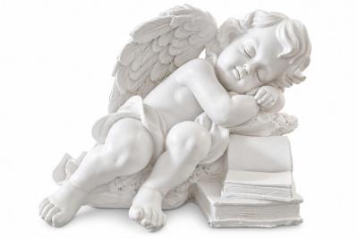 Opakowanie Figurka Śpiący Anioł z Żywicy 22cm