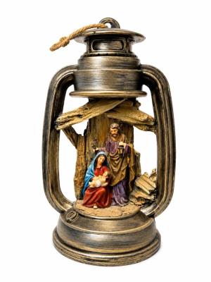 Opakowanie Figurka św. Rodzina w lampionie 22cm