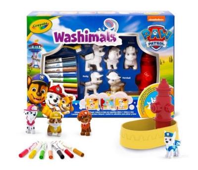 Opakowanie Figurki zmywalne do malowania Psi Patrol 5szt