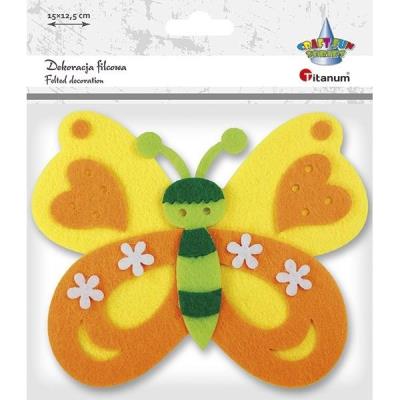 Opakowanie Filcowy motyl 3D 150x125mm 1szt