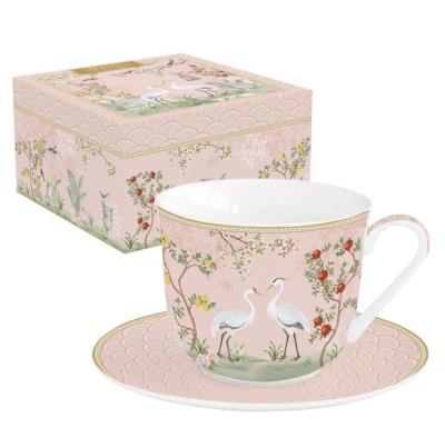 Opakowanie Filiżanka porcelanowa ze spodkiem Magiczny ogród