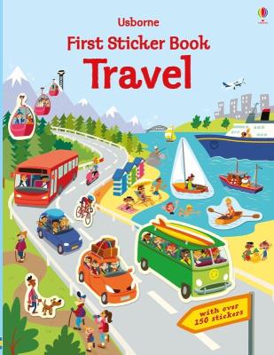Okładka książki First Sticker Book Travel wer. angielska