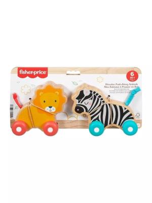 Opakowanie Fisher Price Zwierzątka drewniane do pchania