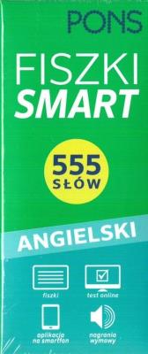 Fiszki Smart 555 słów. Angielski w.2022. Autor: Opracowanie zbiorowe. SmakLiter.pl Okładka książki Fiszki Smart 555 słów. Angielski w.2022