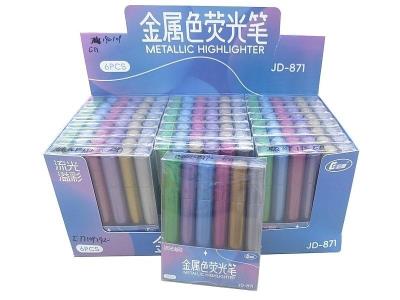 Opakowanie Flamastry metaliczne 6 kolorów