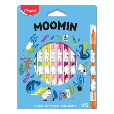 Opakowanie Flamastry Muminki 12szt MAPED