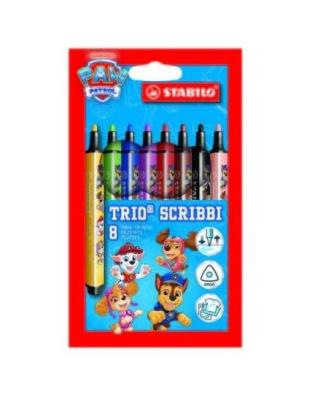 Opakowanie Flamastry Trio Scribi Psi Patrol 8szt STABILO