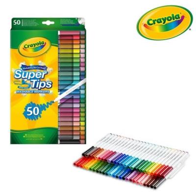 Opakowanie Flamastry zmywalne Super Tips 50szt