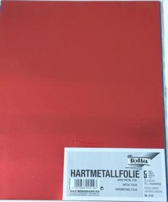 Opakowanie Folia aluminiowa 25x30cm mix 5 arkuszy