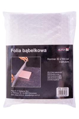 Opakowanie Folia bąbelkowa w arkuszach 30x100cm 3 arkusze
