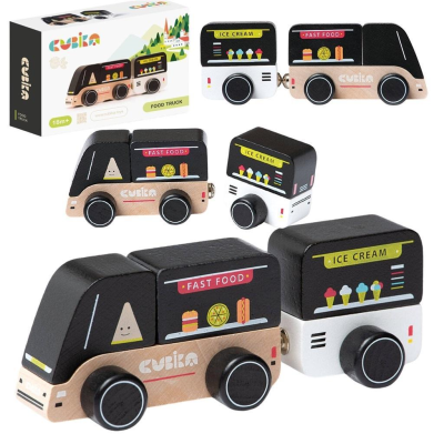 Opakowanie Food truck drewniany