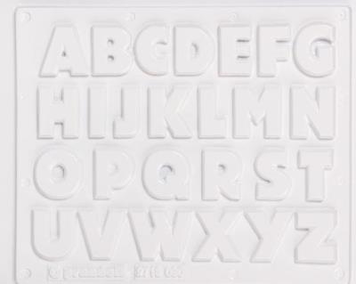 Opakowanie Foremki do gipsu Literki