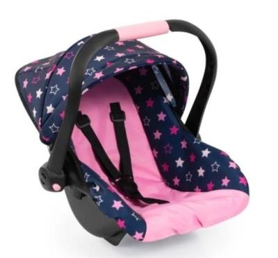 Opakowanie Fotelik samochodowy dla lalek z daszkiem niebieski